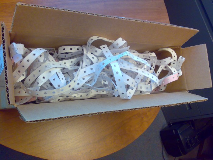 photo of paper edges