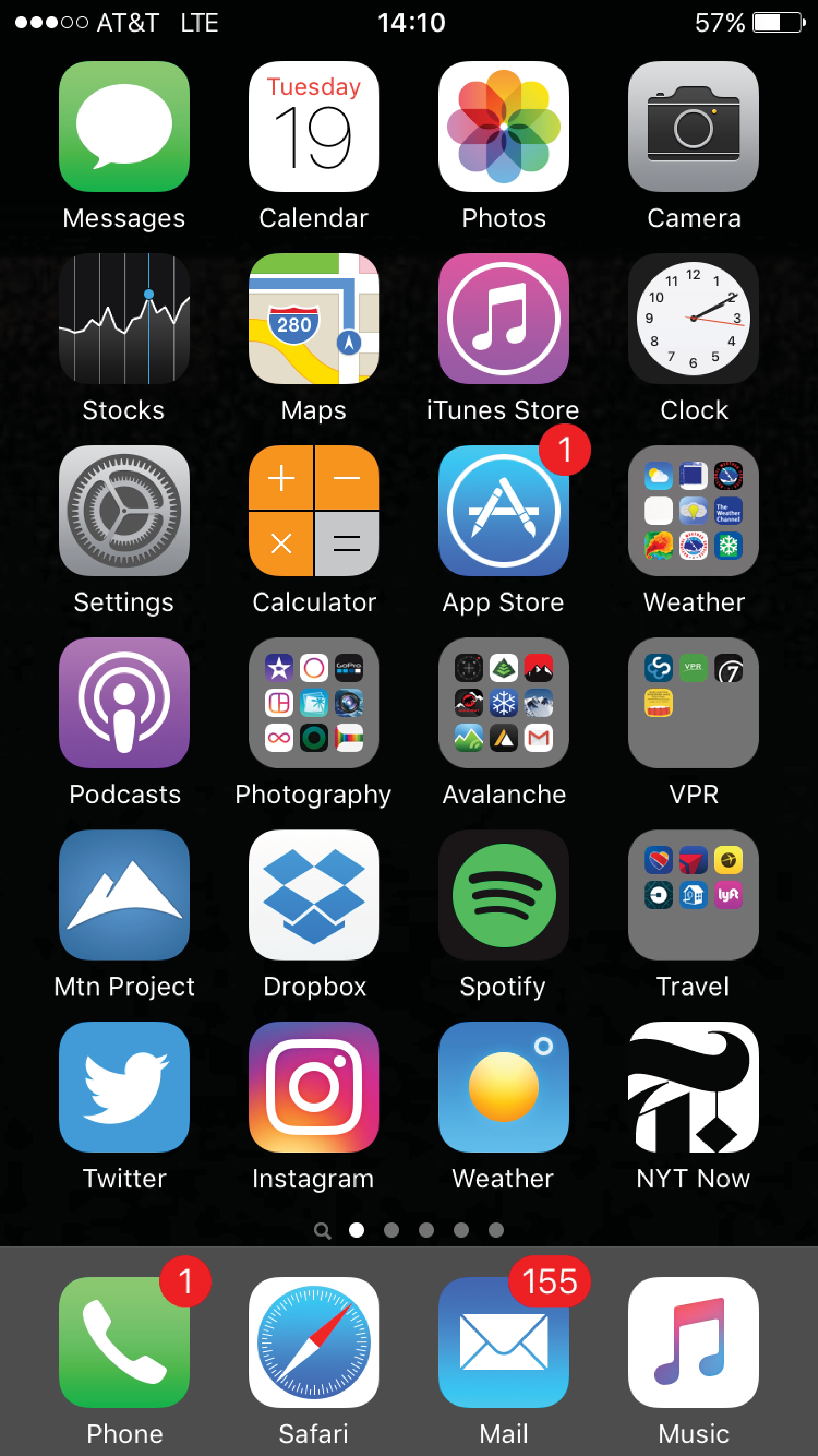 Figure 2.3: The iPhone touch screen